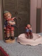 Vintage honner asbak met beeld ,beeld hummel replica, Antiek en Kunst, Ophalen of Verzenden
