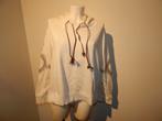 Dorothee Schumacher baggy sweater sier stiksel mouw M, Maat 38/40 (M), Verzenden, Wit, Zo goed als nieuw