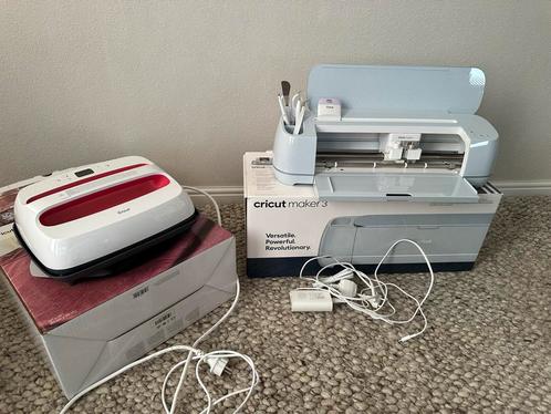 Cricut Maker 3 + EasyPress 2 + alle toebehoren, Hobby en Vrije tijd, Knutselen, Zo goed als nieuw, Materiaal, Ophalen of Verzenden