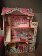 Mooi Barbie Poppenhuis met Lift, Trap & Meubels!, Ophalen, Zo goed als nieuw, Poppenhuis