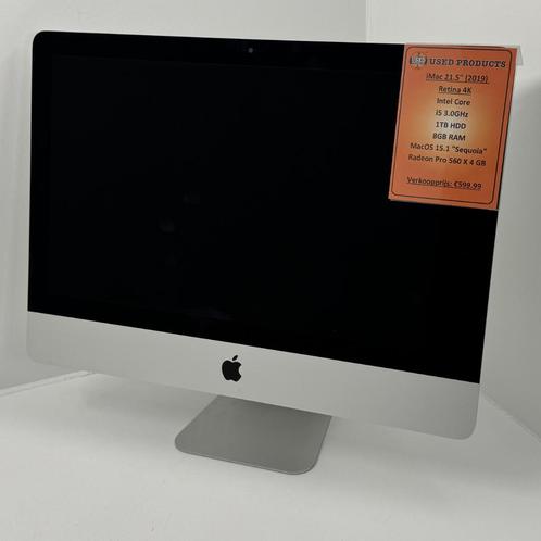 Apple iMac 2019 21.5inch | Intel Core i5 1TB HDD 8GB RAM Mac, Computers en Software, Apple Desktops, Zo goed als nieuw, iMac, HDD