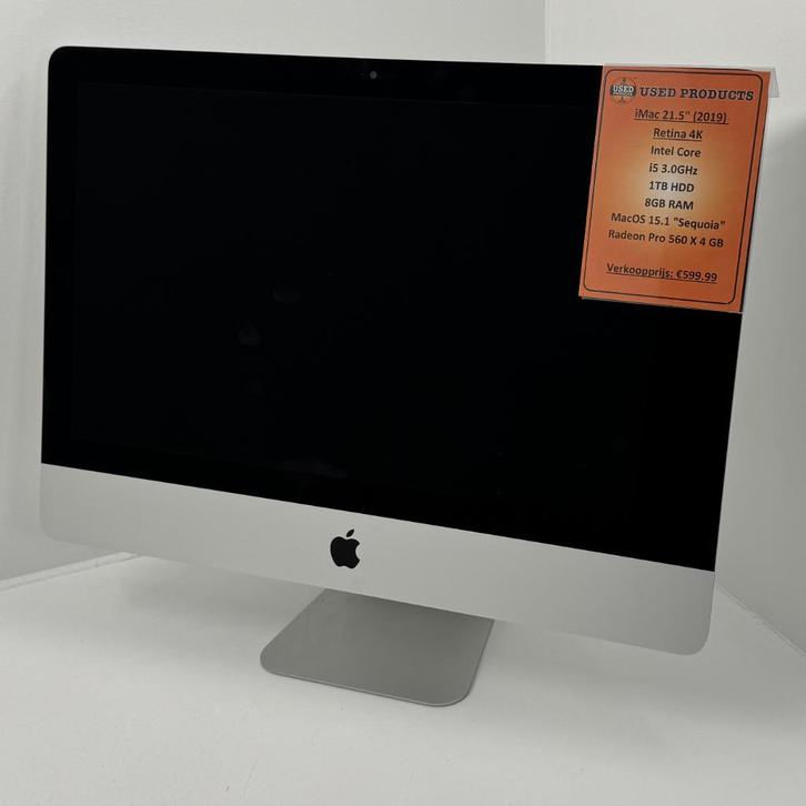 Apple iMac 2019 21.5inch | Intel Core i5 1TB HDD 8GB RAM Mac, Computers en Software, Apple Desktops, Zo goed als nieuw, iMac, HDD