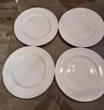 Wedgwood windsor parel rand onderborden 4x 31cm, Huis en Inrichting, Ophalen of Verzenden, Zo goed als nieuw, Bord(en), Wedgwood