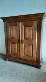 Mooie Houten Toogkast met Deuren en Lade, Ophalen, Eikenhout, 100 tot 150 cm, 50 tot 100 cm