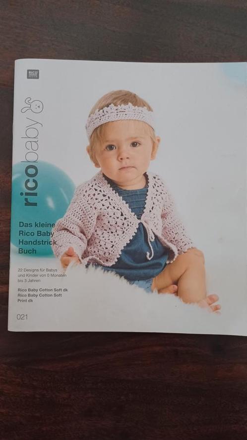 Rico baby, babykleertjes breien, 0 tot 3 jaar, Hobby en Vrije tijd, Breien en Haken, Zo goed als nieuw, Breien, Patroon of Boek
