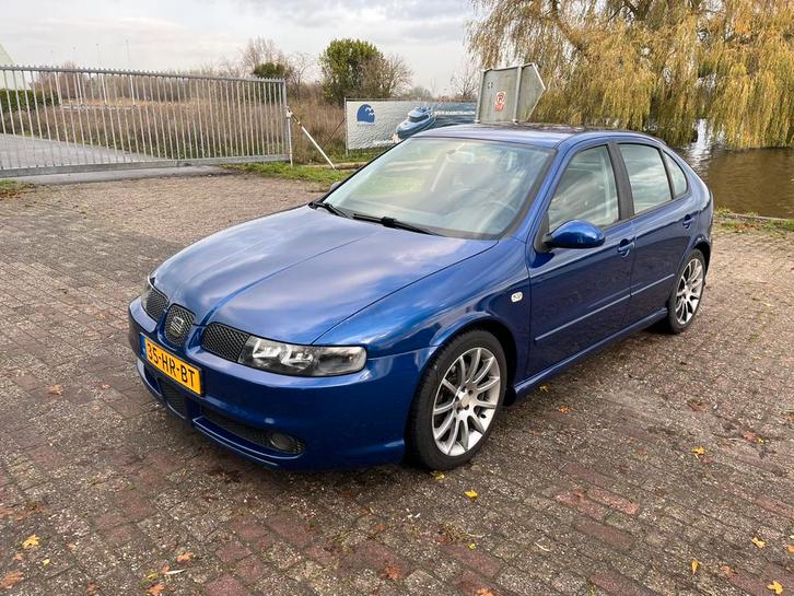 Seat Leon 1.8 20VT 132KW 2001 Blauw, Auto's, Seat, Particulier, Leon, Benzine, E, Hatchback, Handgeschakeld, Origineel Nederlands