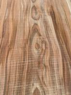 Iepen boomstambladen 250x70/80x6 cm, Ophalen, Planken, Zo goed als nieuw, Hardhout