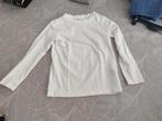2x longsleeve wit en grijs maat 110/116, Ophalen of Verzenden, Zo goed als nieuw, Shirt of Longsleeve