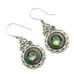 zilveren oorbellen met Mystic Topaas., Hangers, Overige kleuren, Verzenden, Nieuw