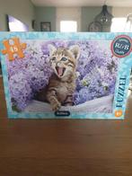 Leuke puzzel met kitten, 48 stukjes, Ophalen of Verzenden, Meer dan 50 stukjes, Zo goed als nieuw, 4 tot 6 jaar