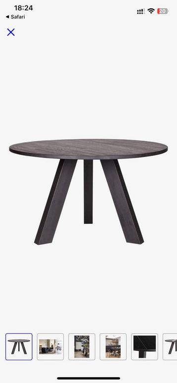 Woood ronde tafel zwart beschikbaar voor biedingen