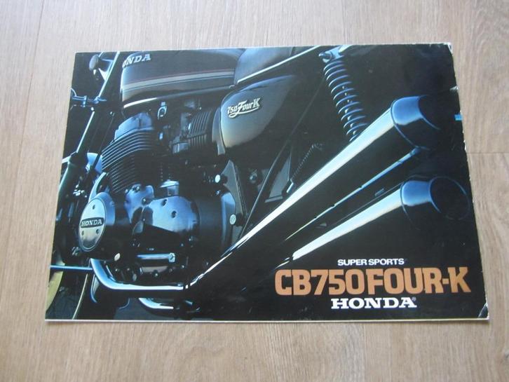 Honda CB 750 Four K7 brochure folder 1978 1979, Motoren, Handleidingen en Instructieboekjes, Honda, Ophalen of Verzenden