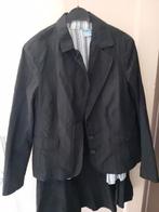 Leuk zwart pakje jasje is gevoerd mt 46 netjes bij uitvaart, Gedragen, Ophalen of Verzenden, MS Mode, Maat 46/48 (XL) of groter