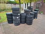 Diverse autobanden op lichtmetalen of stalen velg, Auto-onderdelen, Banden en Velgen, Ophalen, Gebruikt, Overige maten, Winterbanden