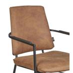 6 Nieuwe Armleuning stoelen, 6 HALEN = 5 BETALEN, Faas H&H, Ophalen, Metaal, Bruin, Nieuw