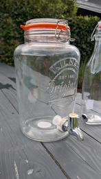 Kilner Drankendispenser - 5liter + 5 flessen, Huis en Inrichting, Keuken | Keukenbenodigdheden, Ophalen, Zo goed als nieuw