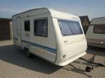 Adria Unica A 390 DS + Voortent + Fietsendrager, Caravans en Kamperen, Bedrijf, Treinzit, Dwarsbed, Adria