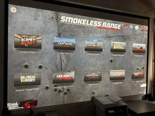 Laser Ammo smokeless range en MTTS arena, Verzamelen, Automaten | Overige, Zo goed als nieuw, Ophalen
