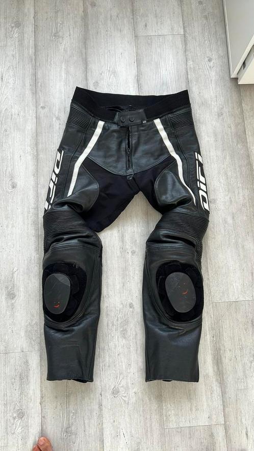 Difi Leren tweedelig motorpak maat 52 + handschoenen maat L, Motoren, Kleding | Motorkleding, Combipak, Heren, Tweedehands, Ophalen of Verzenden