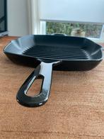 Grillpan - Doorsnee 30 cm, Huis en Inrichting, Gebruikt, Ophalen of Verzenden, Koekenpan of Braadpan, Gietijzer