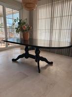 Moet weg!!! Tafel 1.20 x 1.60 tot 2.00 of 2.40m !! Zwart, Huis en Inrichting, Tafels | Eettafels, Ophalen, Gebruikt, 100 tot 150 cm