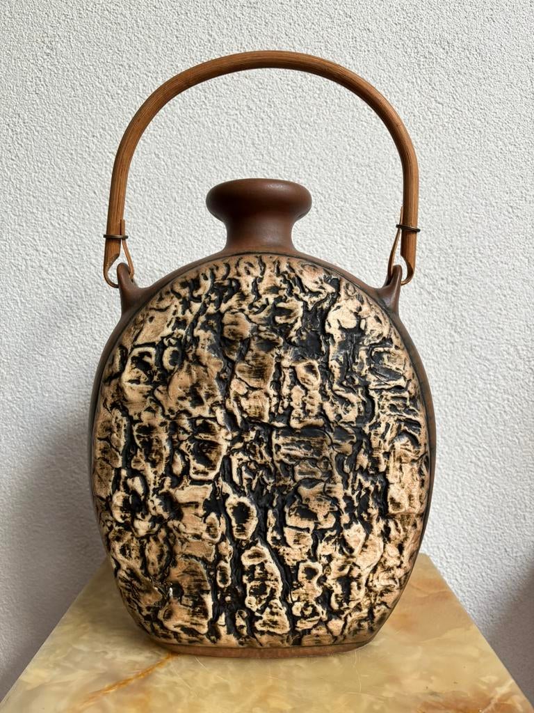 Bijzondere vaas Dümler Breiden Keramik West-Germany 30 cm, Ophalen of Verzenden