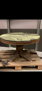 Salontafel met Marmeren Blad, Antiek en Kunst, Ophalen