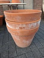 Orginele Terra Cotta bloempotten, Tuin en Terras, Bloempotten, Ophalen, Gebruikt, Rond, Tuin