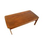 Grote vintage Deens design salontafel jaren '60 '70 retro, Verzenden, Gebruikt, Rechthoekig