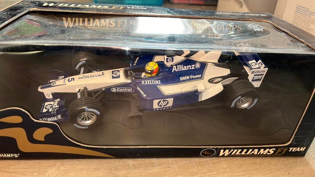 Williams F1 BMW FW24 R Schumacher 2002 1:18, Ophalen of Verzenden, Gebruikt, Formule 1