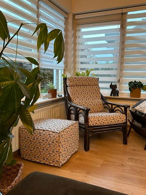 Manou / rattan stoel VEELOO, Huis en Inrichting, Fauteuils, Gebruikt, Ophalen