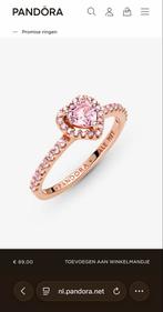 Pandora Rose Gouden Ring - Maat 58, 20 of groter, Nieuw, Ophalen of Verzenden, Roze