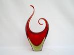Murano - schaal / object met uranium glas, Antiek en Kunst, Ophalen of Verzenden