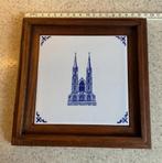 Tegel in lijst, Maria van Jessekerk Delft 1882-1982, Antiek en Kunst, Antiek | Wandborden en Tegels, Verzenden