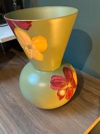 Handbeschilderde vaas, Overige kleuren, Nieuw, Ophalen of Verzenden, Glas
