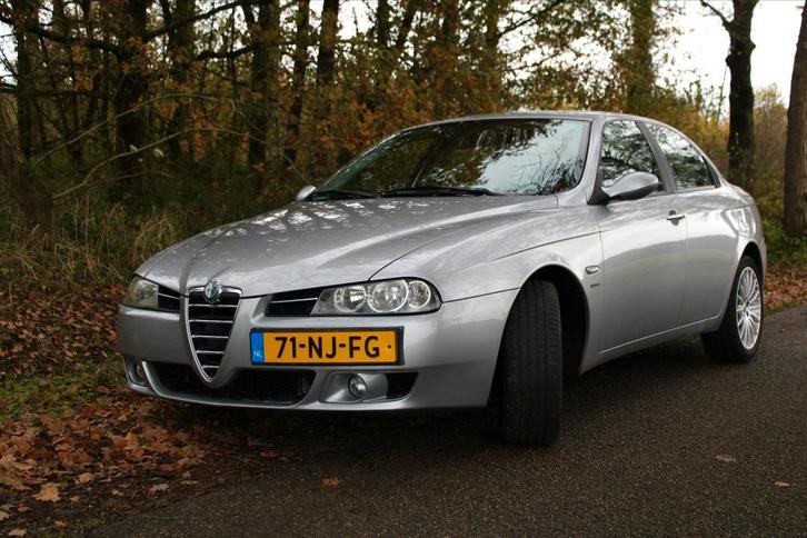 MOET WEG! Alfa Romeo 156 1.8 Twin Spark 2003 Grijs, Auto's, Alfa Romeo, Particulier, Airbags, Airconditioning, Alarm, Centrale vergrendeling