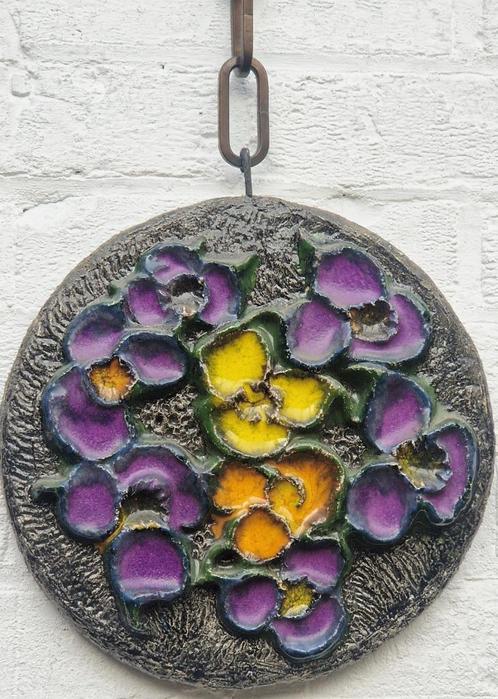 Zware wandplaquette JAN van ERP superseventies mcm-design, Antiek en Kunst, Antiek | Keramiek en Aardewerk, Ophalen of Verzenden
