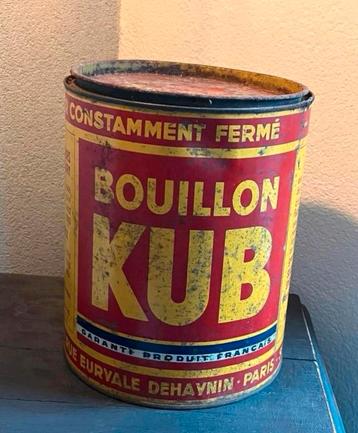 KUB Vintage blik  kube bouillon beschikbaar voor biedingen