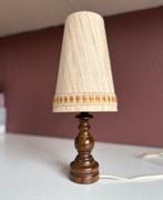 Vintage tafellampje, Ophalen of Verzenden, Zo goed als nieuw, Stof, Minder dan 50 cm