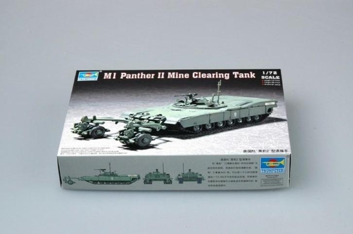 Trumpeter M1 PANTHER II MINECL.1:72 TRU-07280, Hobby en Vrije tijd, Modelbouw | Auto's en Voertuigen, Nieuw, Tank, 1:50 of kleiner