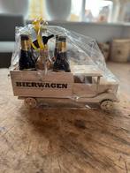 Bier vracht wagen incl 6 flesjes, Hobby en Vrije tijd, Modelauto's | 1:50, Nieuw, Bus of Vrachtwagen, Ophalen