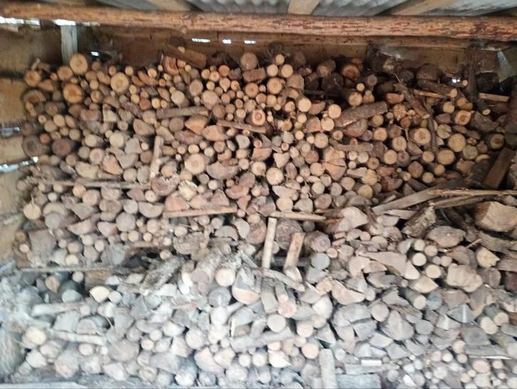 9 kuub gestapeld hardhout - Super Droog!, Tuin en Terras, Haardhout, Eikenhout, 6 m³ of meer, Ophalen