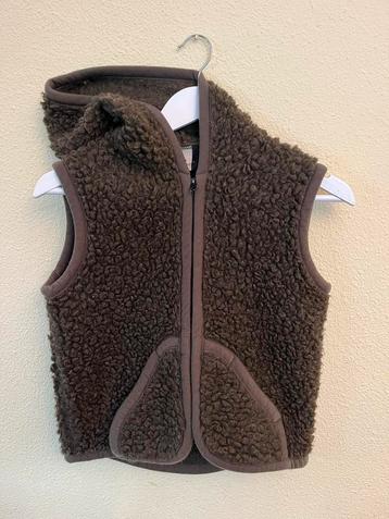 Alwero bodywarmer bruin met muts, L kids beschikbaar voor biedingen