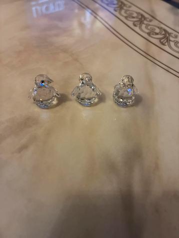 Swarovski Baby Pinguïn Beeldjes (3x) - 1 Beschadigd beschikbaar voor biedingen