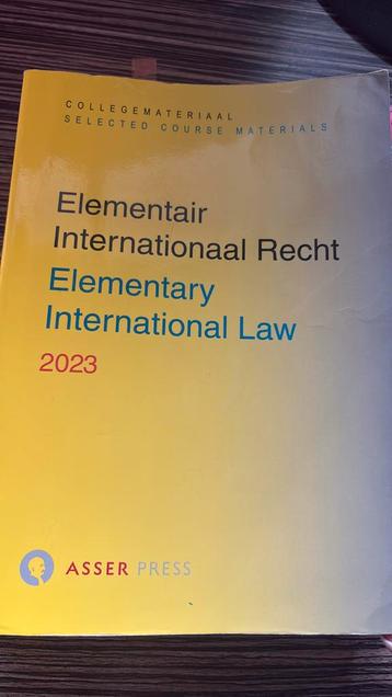 Elementair internationaal recht/Elementary International Law beschikbaar voor biedingen