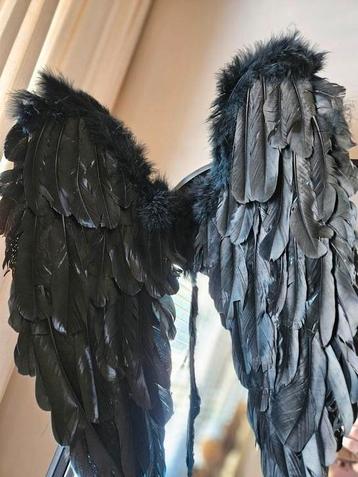 Zwarte engelen vleugels engel - kerst - kerstboom - wings  beschikbaar voor biedingen