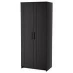 Ikea brimnes kledingkast met 2 deuren zwart, Huis en Inrichting, Kasten | Kledingkasten, Ophalen, Gebruikt, Met hangruimte, 50 tot 100 cm