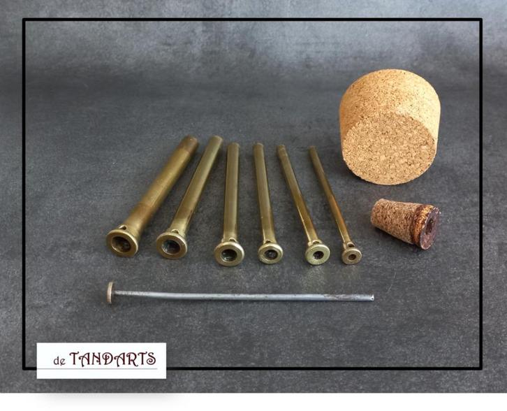 Antieke messing apotheker kurkborenset ca. 1940 / 1960, Antiek en Kunst, Antiek | Gereedschap en Instrumenten, Ophalen of Verzenden