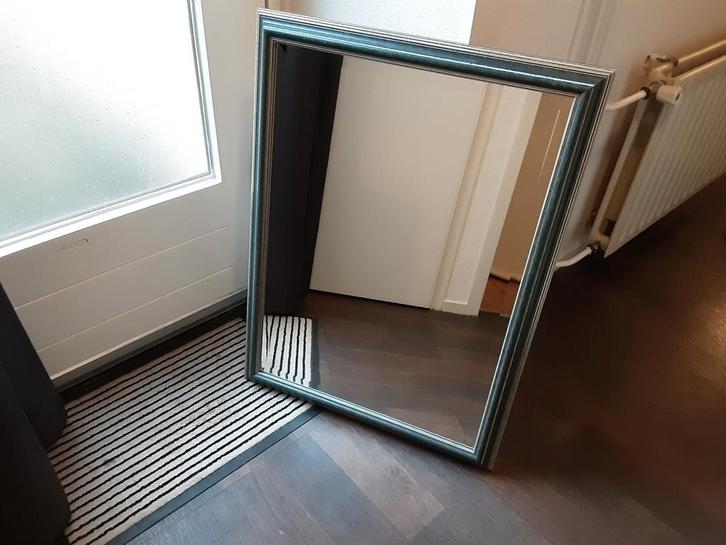 Grote mooie chique spiegel met facetrand, Huis en Inrichting, Woonaccessoires | Spiegels, Zo goed als nieuw, 50 tot 75 cm, Minder dan 100 cm