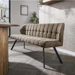 Eetkamerbank boucle taupe van €599 nu €199!, Huis en Inrichting, Ophalen, Zo goed als nieuw, 75 m² of meer, Vinyl